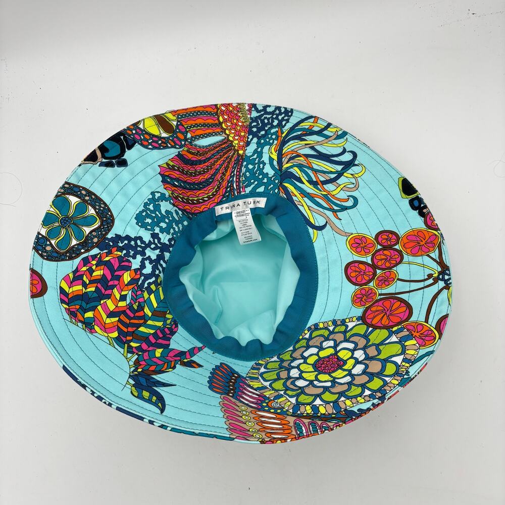 Trina Turk Finding Dory Nemo Sun Hat Wide Brim Beach Vacation Disney - Picture 6 of 9